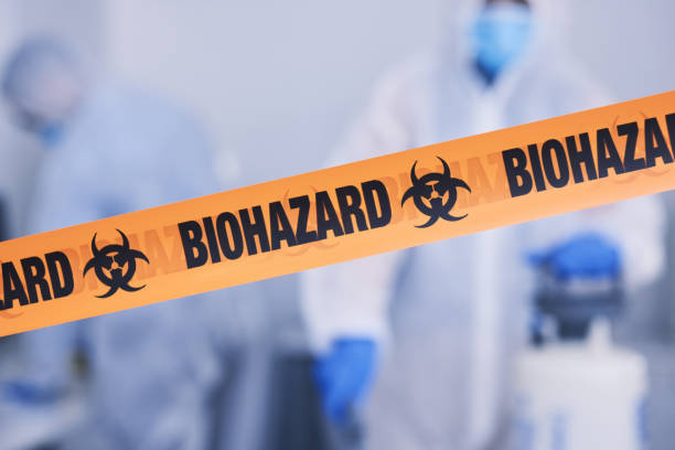 Professional Blood Cleanup technician working in Pasadena, TX